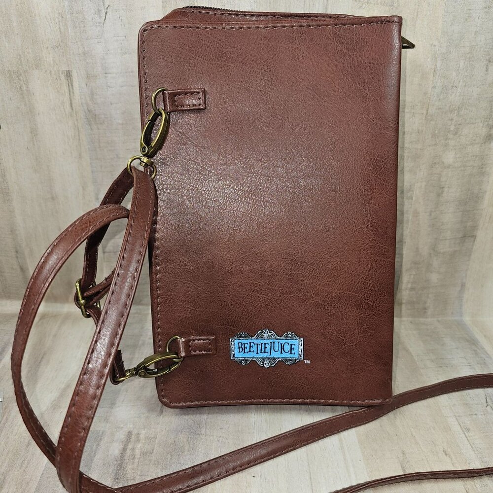 Beetlejuice Purse Handbook For the Recently‎ Deceased Adjustable Crossbody - Picture 3 of 5